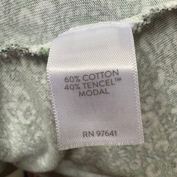 J.Jill Tiered Floral Print Green Maxi Dress size L - Picture 9 of 9